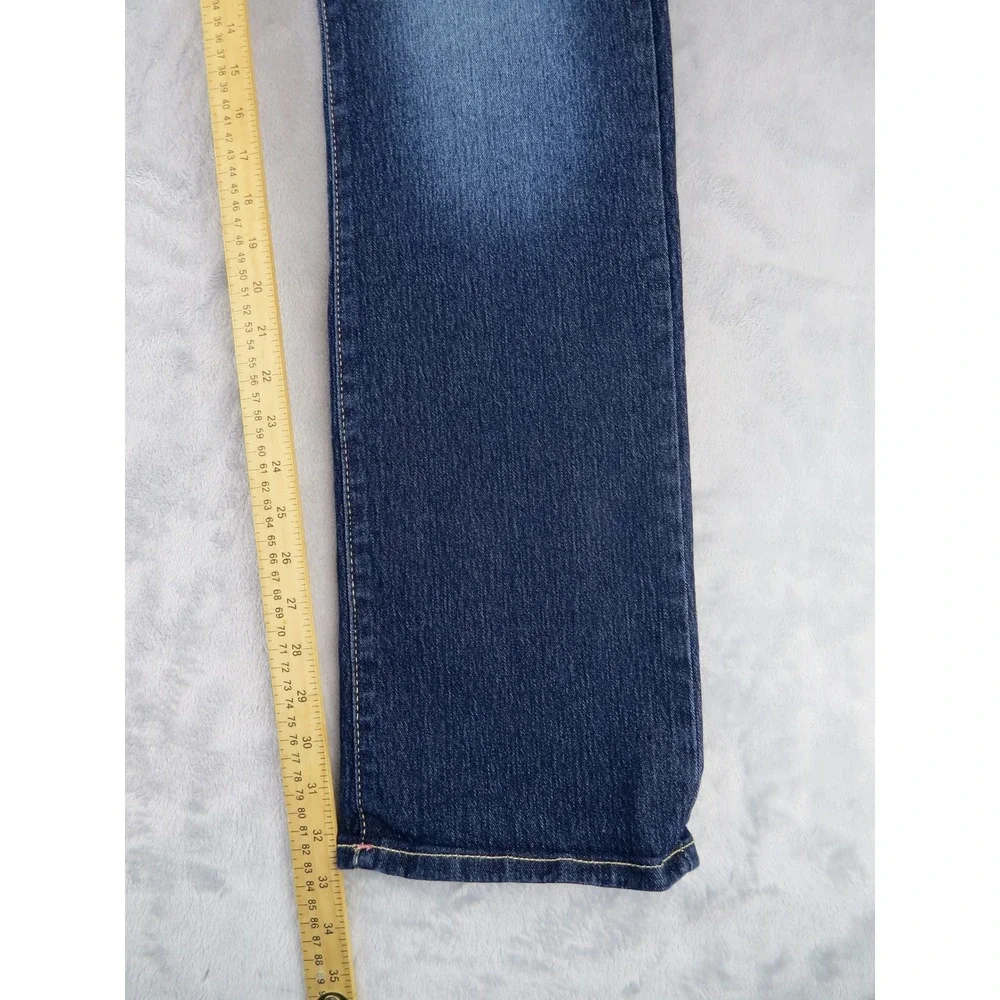 True Religion Ricky Relaxed Straight Men's Jeans W30 L34 Dark Wash NWT‎ Denim
